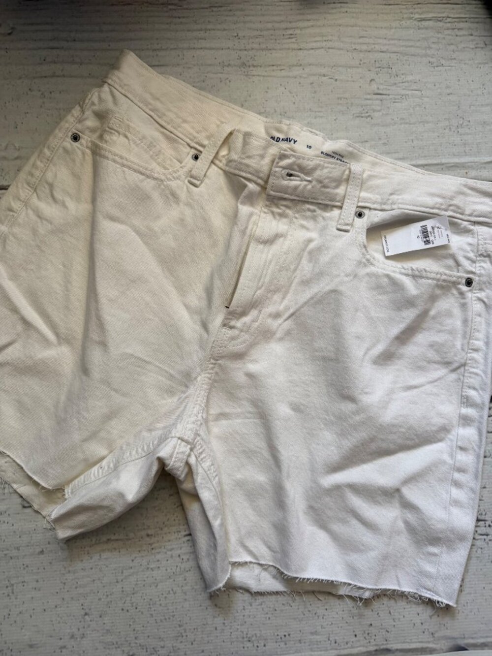 NWT White denim shorts